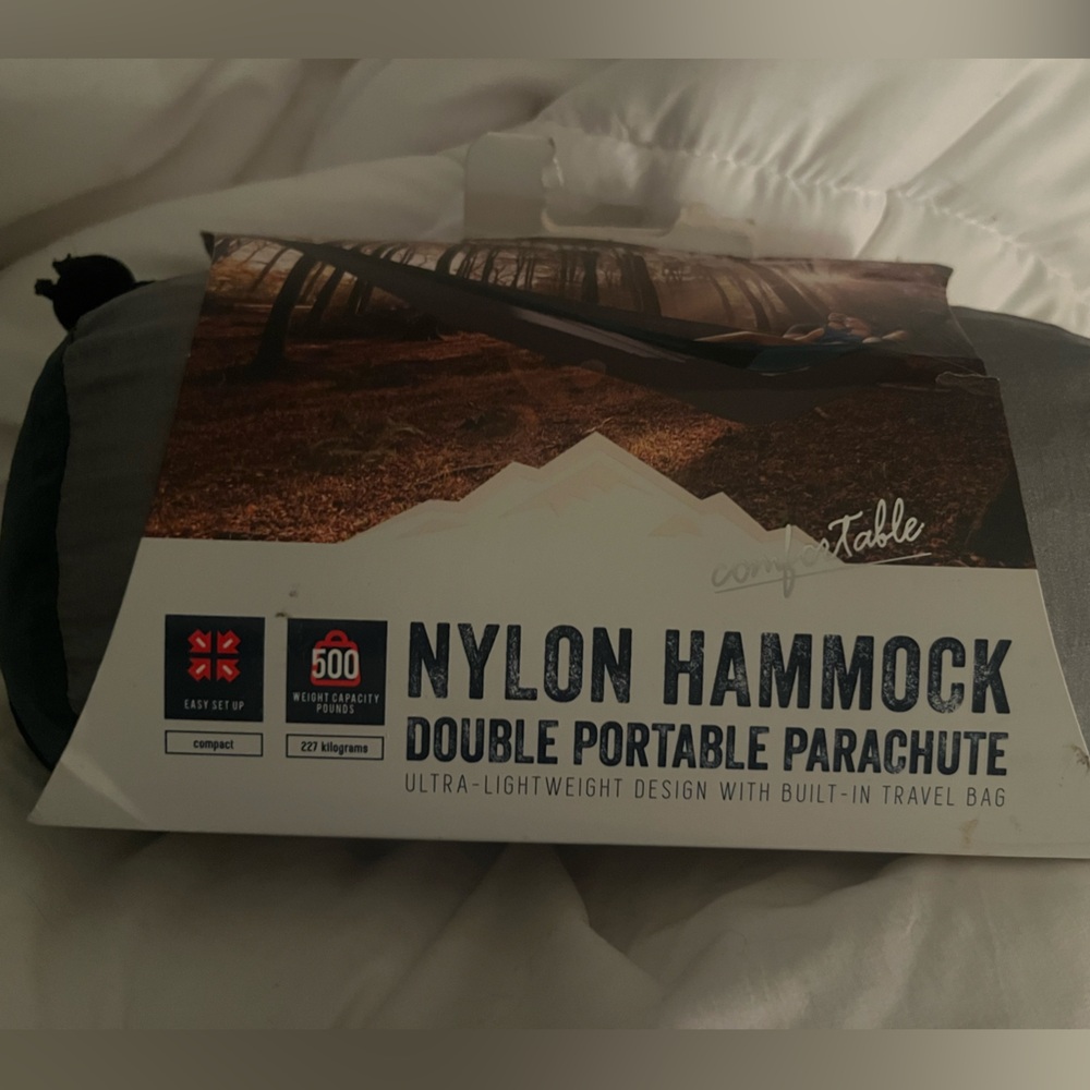 Avalanche Nylon Double Portable Parachute Hammock
